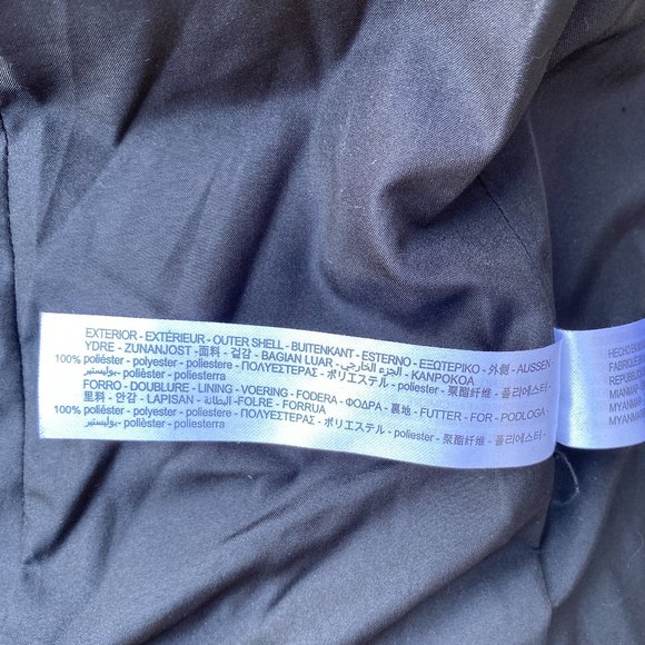 Zara Removable Hood Puffer Jacket Women Sz L Black Neutral Quilted Everyday - Picture 14 of 15